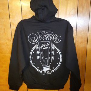HEART 2016 World Tour Concert Zip Up Hoodie Voltage World Tour XS EXTRA SMALL B4